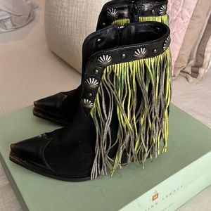Mezcalero fringe boots